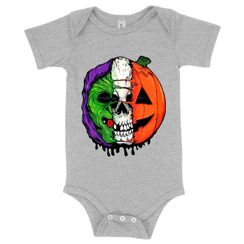 73922-3318fb.jpeg Baby Halloween 3 Onesie - Halloween 3 Silver Shamrock Masks Onesie Baby Clothing Kids & Baby Color : Peach Triblend|Gray Triblend|Ice Blue Triblend