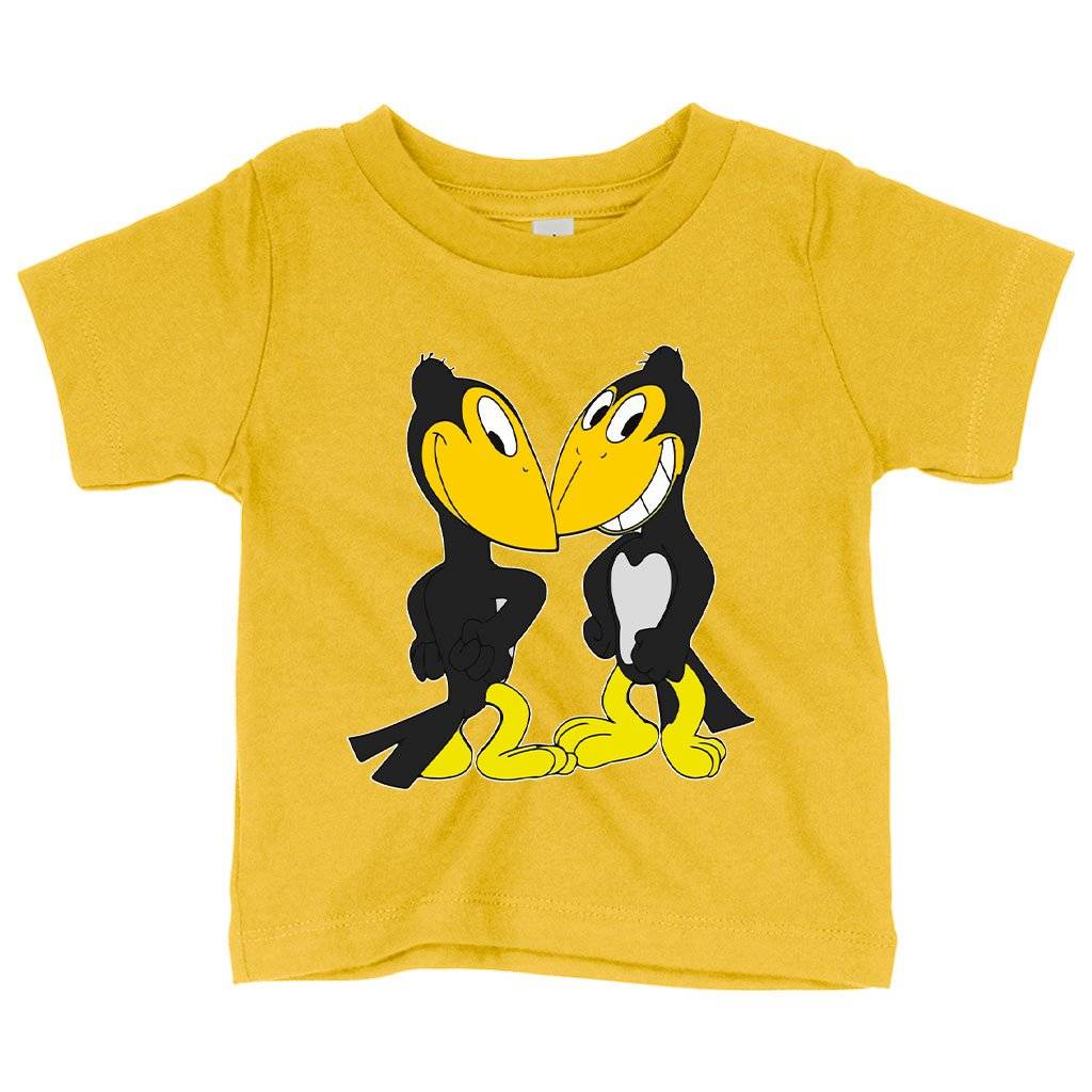 73925-a8569d.jpeg Baby Heckle and Jeckle T-Shirt - Cartoon T-Shirt Baby Clothing Kids & Baby Color : Yellow|Heather Columbia Blue|White