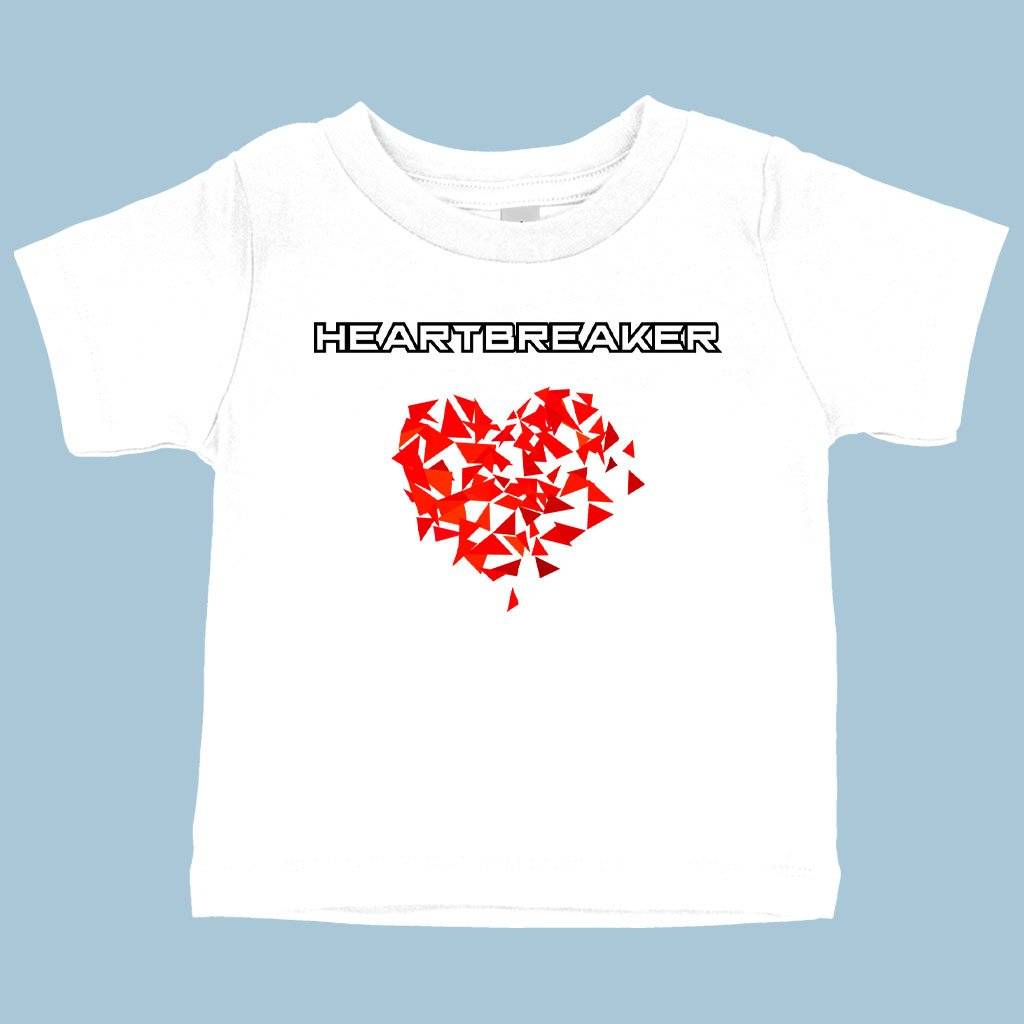 73928-5db84c.jpeg Baby Heartbreaker T-Shirt - Love Tee Shirt Baby Clothing Kids & Baby Color : Athletic Heather|Navy|White
