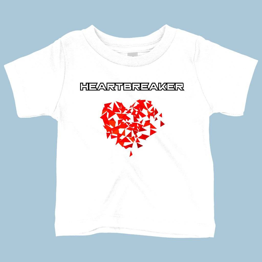73928-8a96c9.jpeg Baby Heartbreaker T-Shirt - Love Tee Shirt Baby Clothing Kids & Baby Color : Athletic Heather|Navy|White
