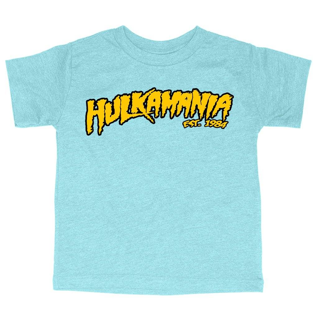 73978-3cfc11.jpeg Triblend Toddler Hulkamania T-Shirt - Hulk Hogan T-Shirt Kids & Baby Toddler Clothing Color : Ice Blue Triblend|Olive Triblend|Peach Triblend