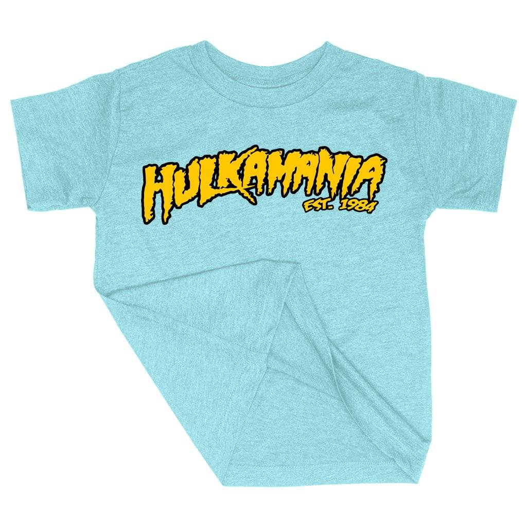 73978-ba73d1.jpeg Triblend Toddler Hulkamania T-Shirt - Hulk Hogan T-Shirt Kids & Baby Toddler Clothing Color : Ice Blue Triblend|Olive Triblend|Peach Triblend