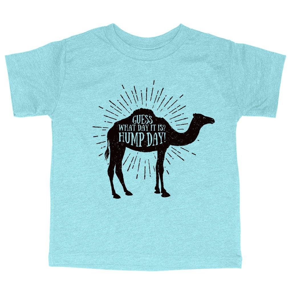 74052-5448e2.jpeg Triblend Toddler It's Hump Day T-Shirt - Camel T-Shirt Kids & Baby Toddler Clothing Color : Ice Blue Triblend|Olive Triblend|Peach Triblend