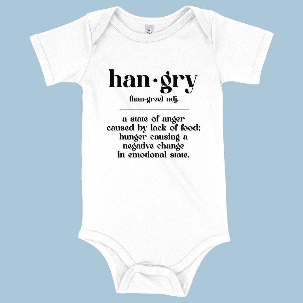 74116-6bd1ba.jpeg Baby Jersey Hangry Definition Onesie Baby Clothing Kids & Baby Color : White|Yellow|Asphalt