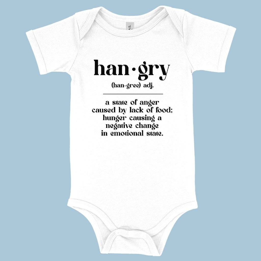 74116-d81068.jpeg Baby Jersey Hangry Definition Onesie Baby Clothing Kids & Baby Color : White|Yellow|Asphalt