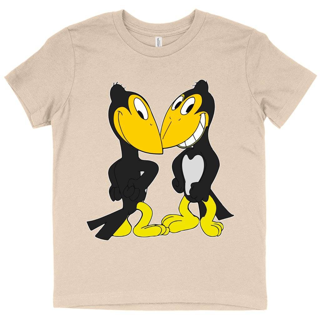 74260-761295.jpeg Kids' Heckle and Jeckle T-Shirt - Cartoon T-Shirt Kids & Baby Kids' Clothing Color : White|Columbia Blue|Natural