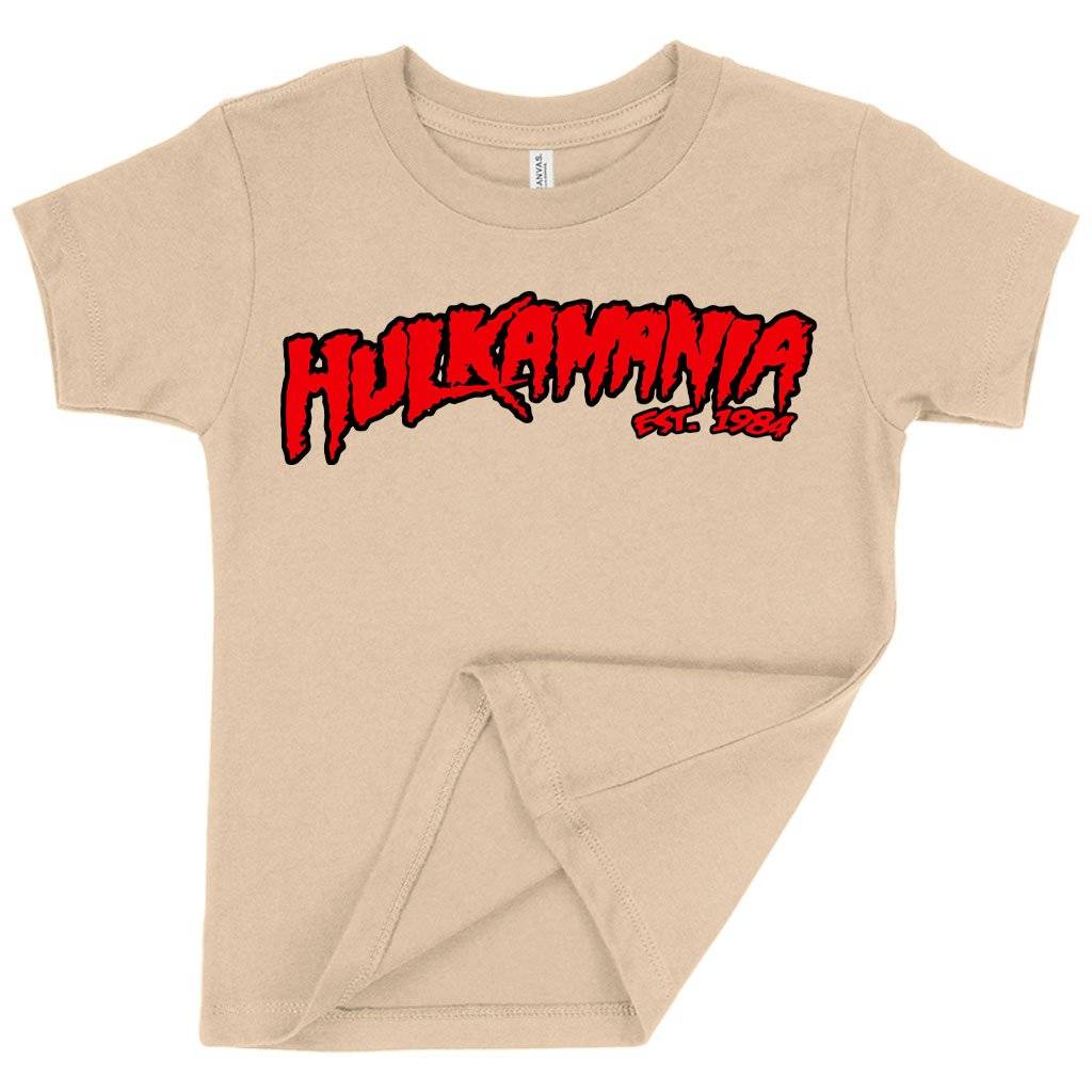 74421-3471be.jpeg Toddler Hulkamania T-Shirt - Hulk Hogan T-Shirt Kids & Baby Toddler Clothing Color : Heather Yellow Gold|Heather Red|Heather Dust