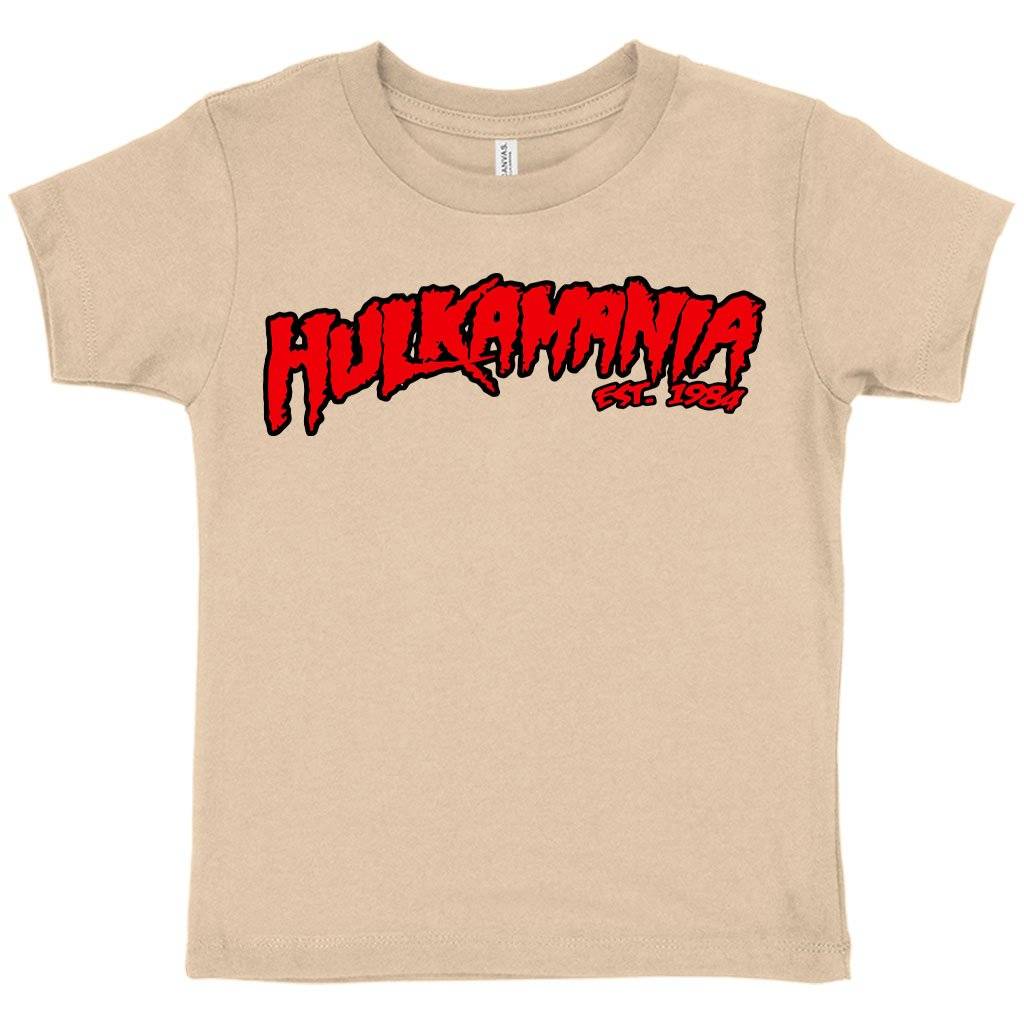 74421-6acc9f.jpeg Toddler Hulkamania T-Shirt - Hulk Hogan T-Shirt Kids & Baby Toddler Clothing Color : Heather Yellow Gold|Heather Red|Heather Dust