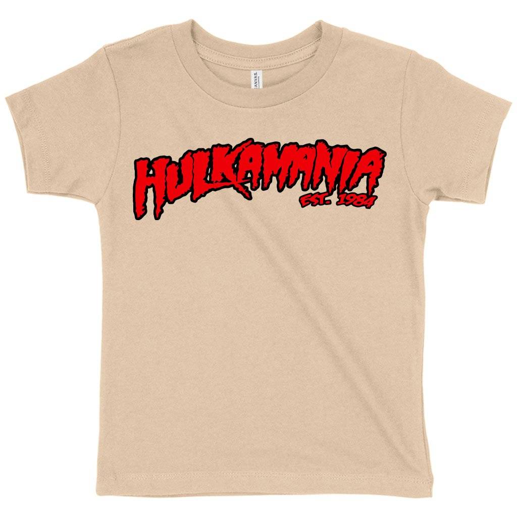 74421-95eef5.jpeg Toddler Hulkamania T-Shirt - Hulk Hogan T-Shirt Kids & Baby Toddler Clothing Color : Heather Yellow Gold|Heather Red|Heather Dust