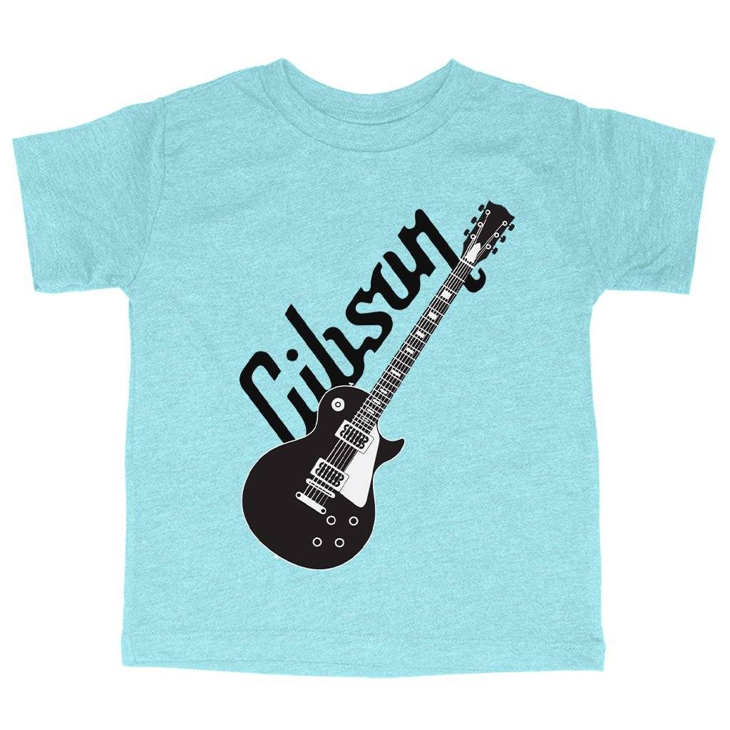 74422-57a545.jpeg Triblend Toddler Gibson Les Paul T-Shirt - Guitar T-Shirt Kids & Baby Toddler Clothing Color : Ice Blue Triblend|Olive Triblend|Peach Triblend