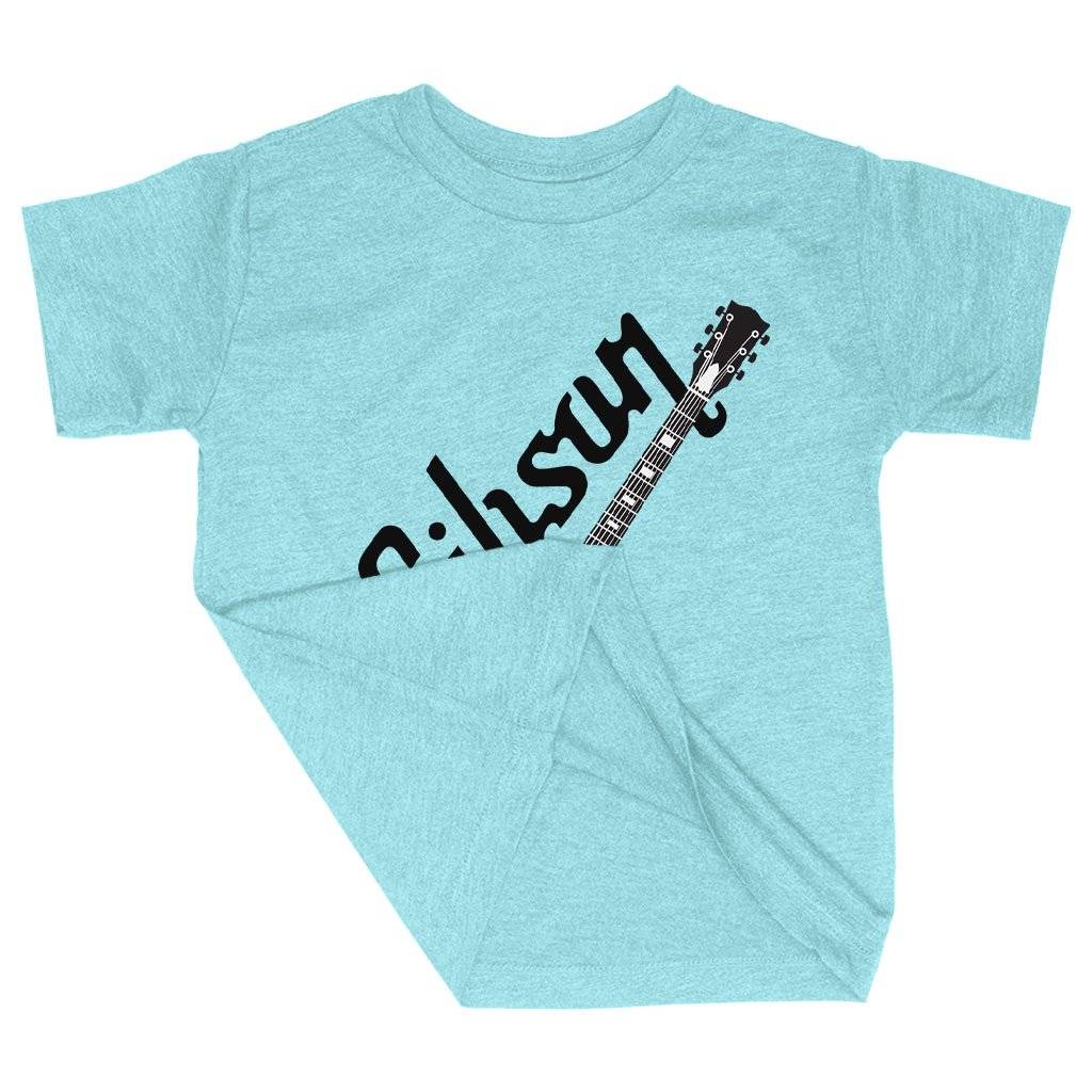 74422-7d5602.jpeg Triblend Toddler Gibson Les Paul T-Shirt - Guitar T-Shirt Kids & Baby Toddler Clothing Color : Ice Blue Triblend|Olive Triblend|Peach Triblend