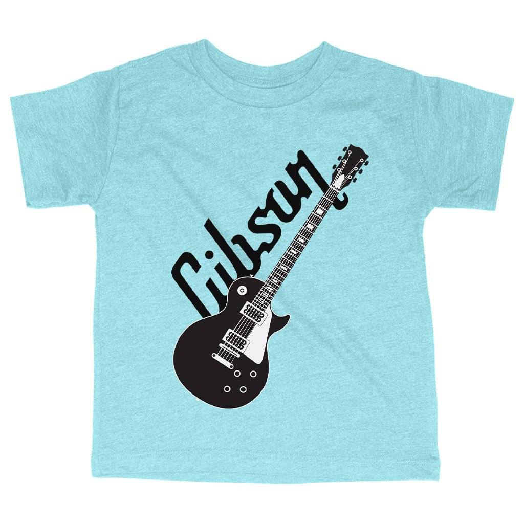74422-822897.jpeg Triblend Toddler Gibson Les Paul T-Shirt - Guitar T-Shirt Kids & Baby Toddler Clothing Color : Ice Blue Triblend|Olive Triblend|Peach Triblend