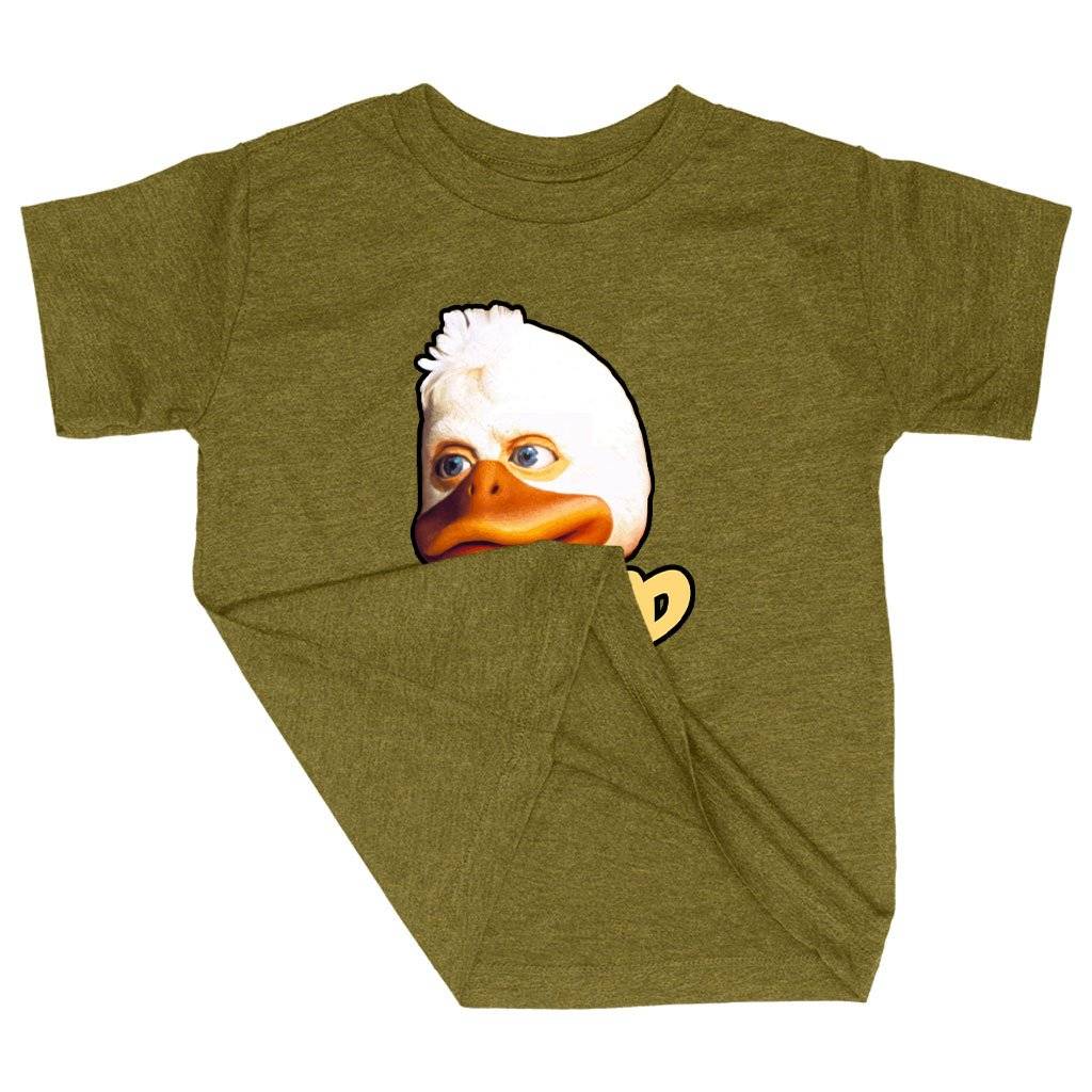 74423-2502d1.jpeg Triblend Toddler Howard the Duck T-Shirt - Retro T-Shirt Kids & Baby Toddler Clothing Color : Ice Blue Triblend|Olive Triblend|Peach Triblend