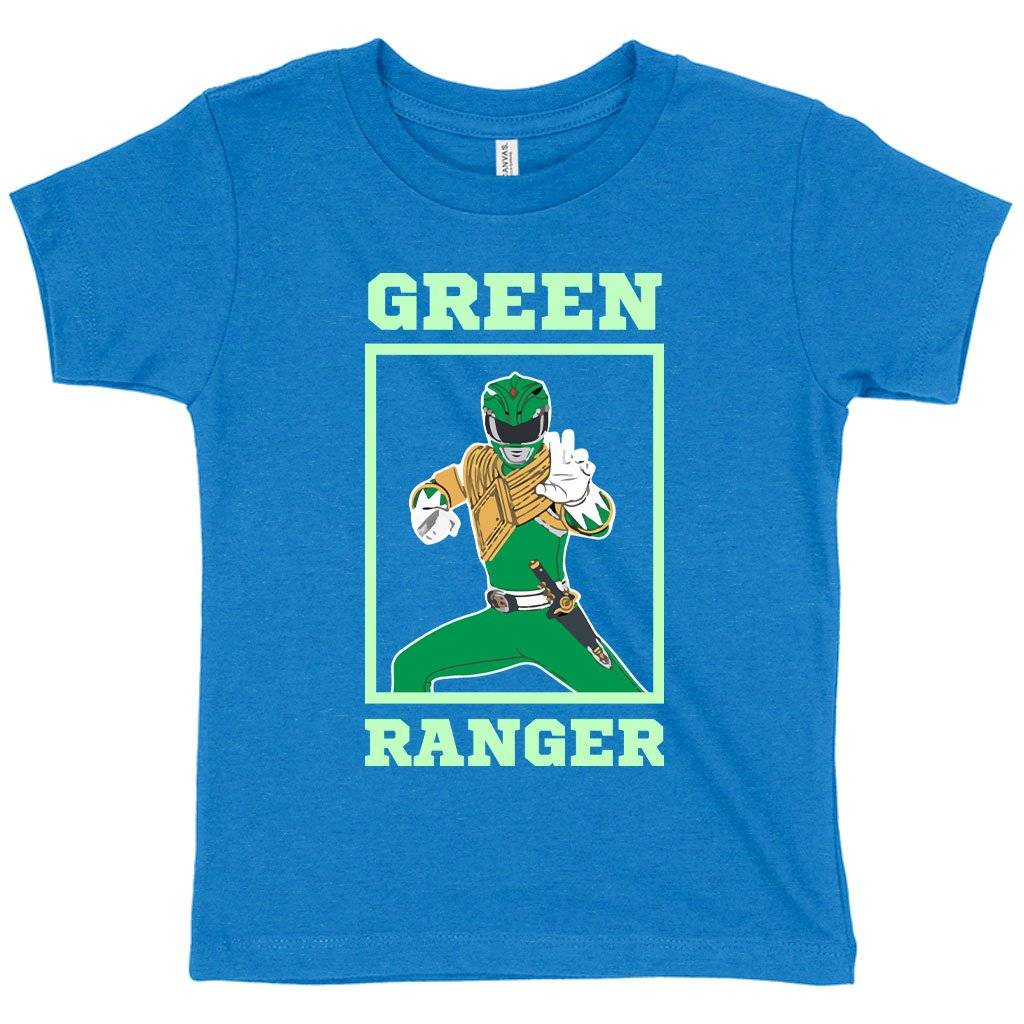 74431-c21e61.jpeg Toddler Green Ranger T-Shirt - Vintage T-Shirt Kids & Baby Toddler Clothing Color : Kelly|Heather Yellow Gold|Heather Columbia Blue