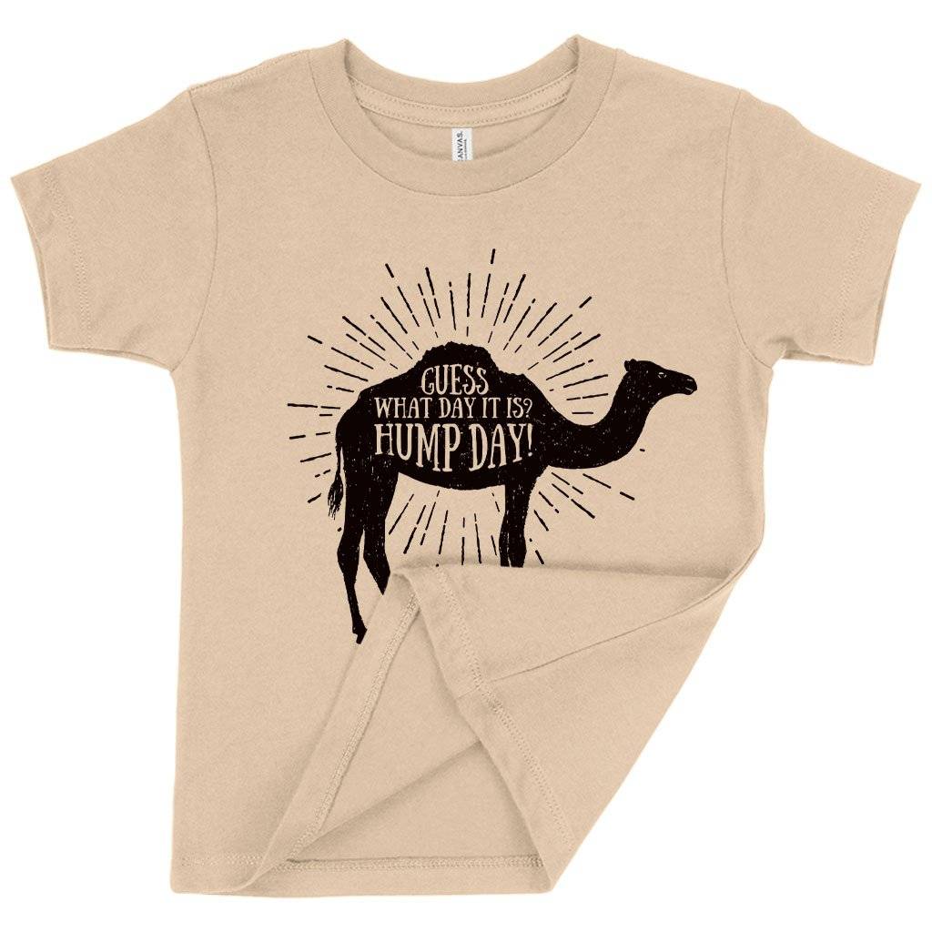 74432-2a0212.jpeg Toddler It's Hump Day T-Shirt - Camel T-Shirt Kids & Baby Toddler Clothing Color : Kelly|Heather Yellow Gold|Heather Dust