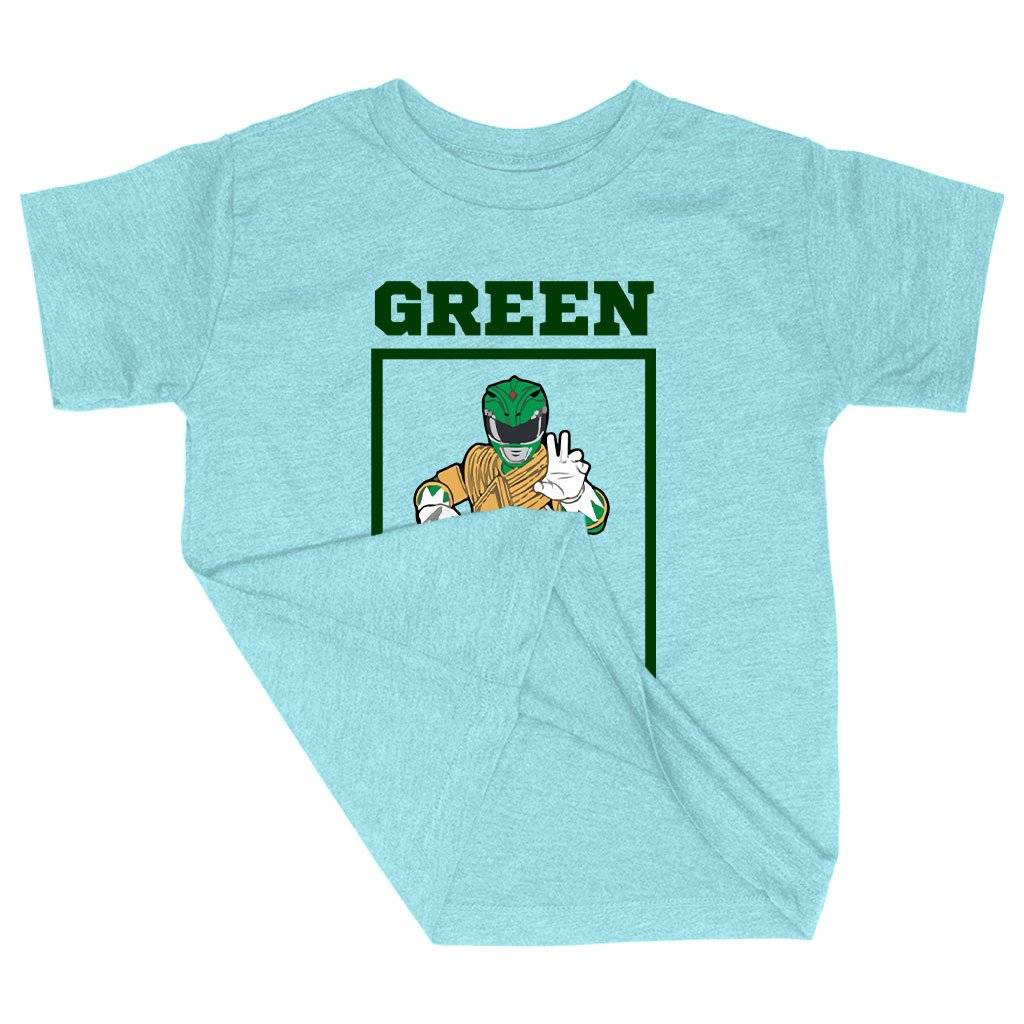 74439-73588e.jpeg Triblend Toddler Green Ranger T-Shirt - Vintage T-Shirt Kids & Baby Toddler Clothing Color : Ice Blue Triblend|Olive Triblend|Peach Triblend