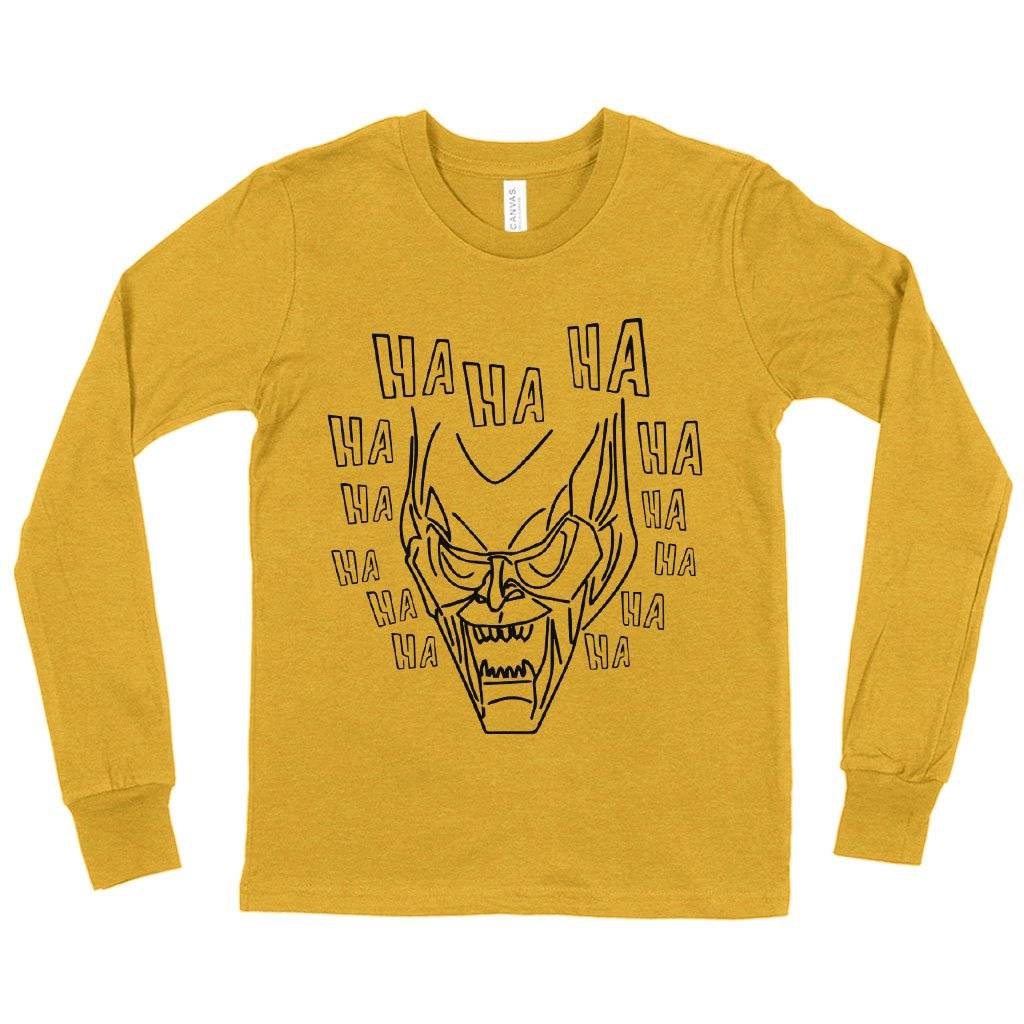 74578-88f98f.jpeg Kids' Green Goblin Long Sleeve T-Shirt - Comic Book T-Shirts Kids & Baby Kids' Clothing Color : White|Black|Heather Yellow Gold