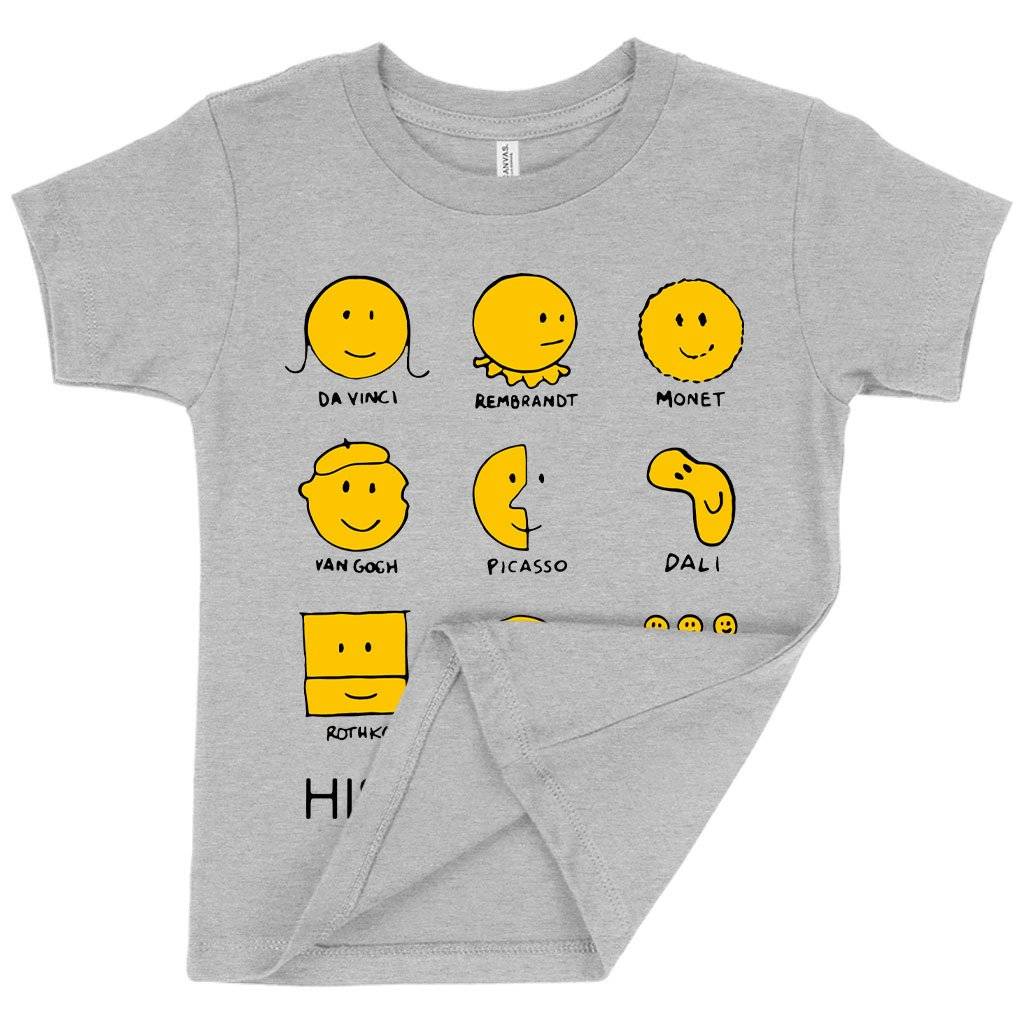 75121-e2a530.jpeg Toddler History of Art T-Shirt - Funny Art T-Shirt Kids & Baby Toddler Clothing Color : Kelly|Heather Dust|Athletic Heather