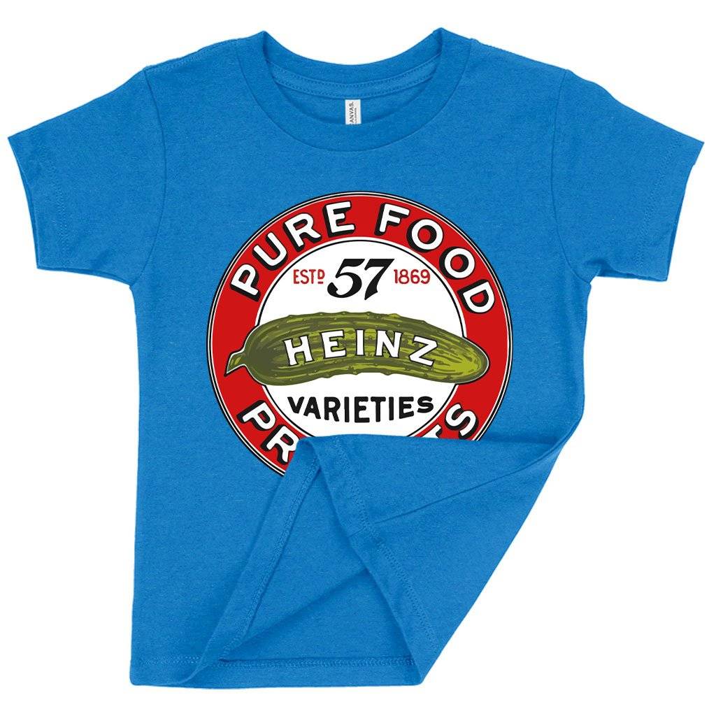 75124-f9a029.jpeg Toddler Pure Food Products T-Shirt - Heinz T-Shirt - Vintage T-Shirt Kids & Baby Toddler Clothing Color : Heather Red|Heather Dust|Heather Columbia Blue