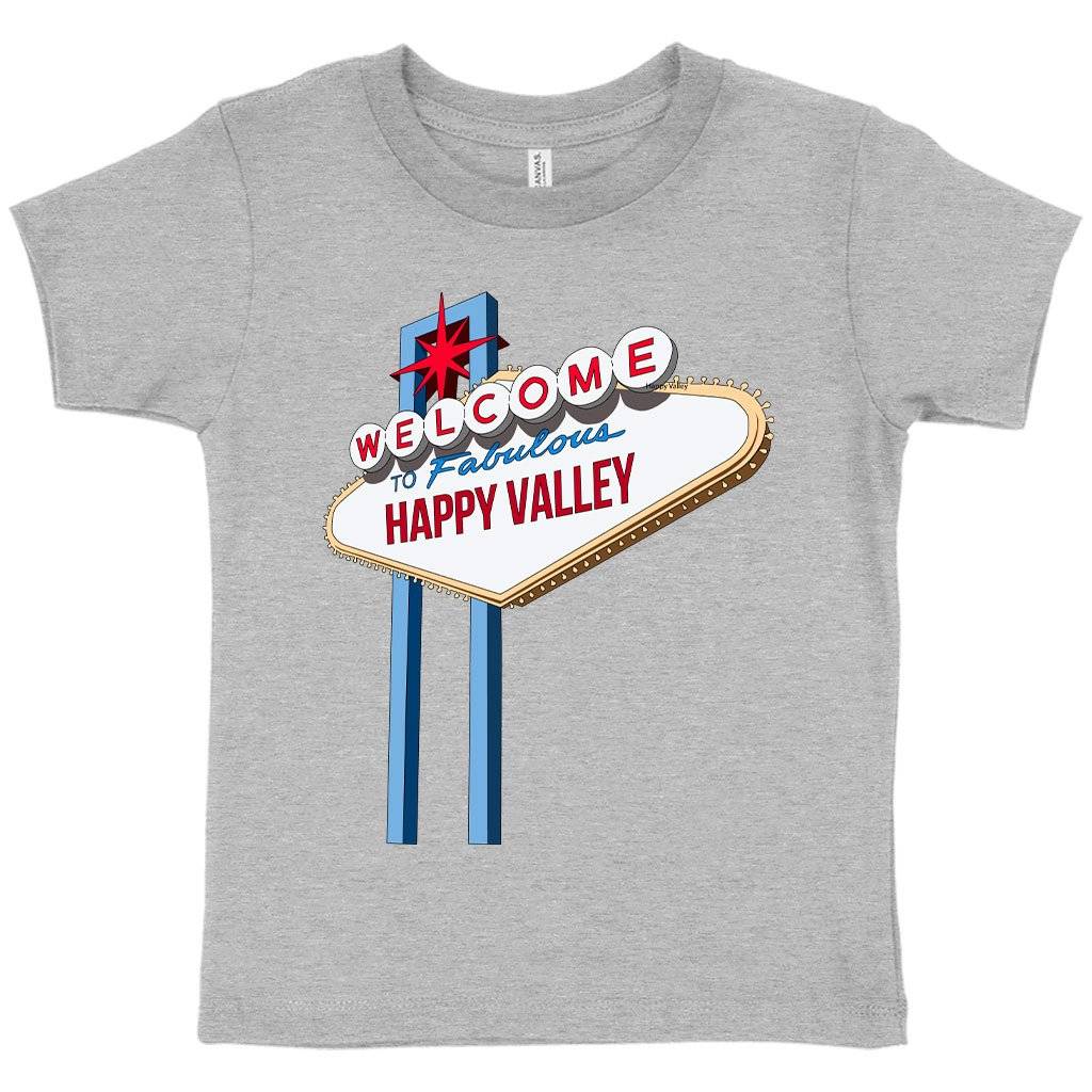 75898-340959.jpeg Toddler Welcome to Fabulous Happy Valley T-Shirt - Vintage T-Shirt Kids & Baby Toddler Clothing Color : Heather Dust|Athletic Heather|Heather Yellow Gold
