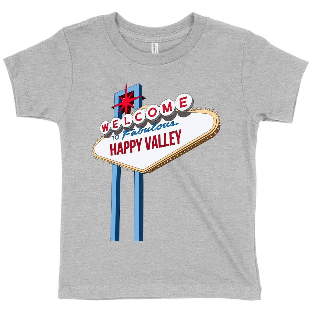 75898-e46dee.jpeg Toddler Welcome to Fabulous Happy Valley T-Shirt - Vintage T-Shirt Kids & Baby Toddler Clothing Color : Heather Dust|Athletic Heather|Heather Yellow Gold