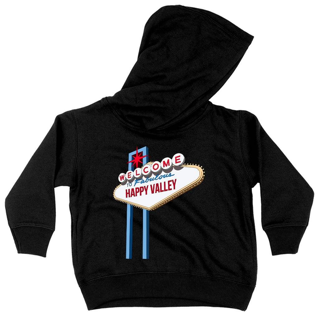 75900-7422c4.jpeg Toddler Welcome to Fabulous Happy Valley Hoodie - Vintage Hoodie Kids & Baby Toddler Clothing Color : White|Pink|Black