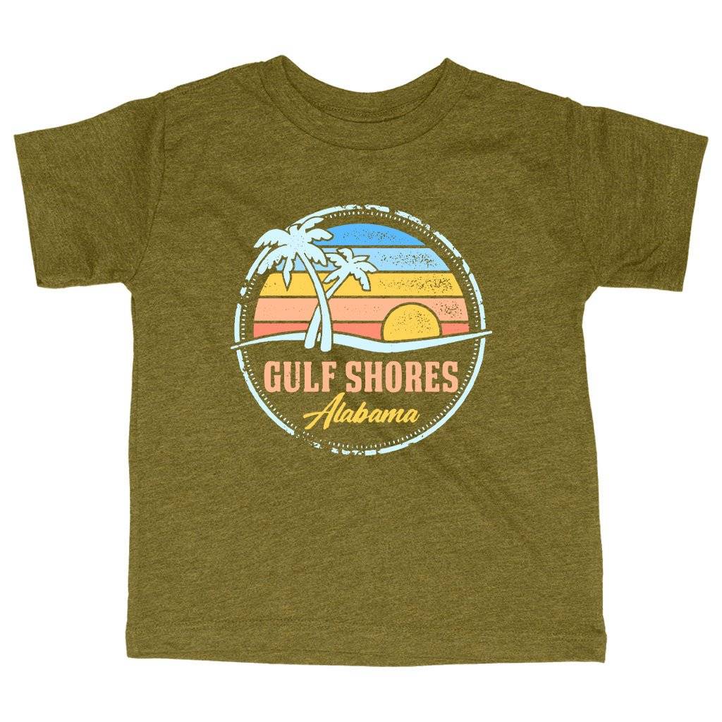 75903-8d6003.jpeg Triblend Toddler Gulf Shores T-Shirt - Alabama T-Shirt Kids & Baby Toddler Clothing Color : Ice Blue Triblend|Olive Triblend|Peach Triblend
