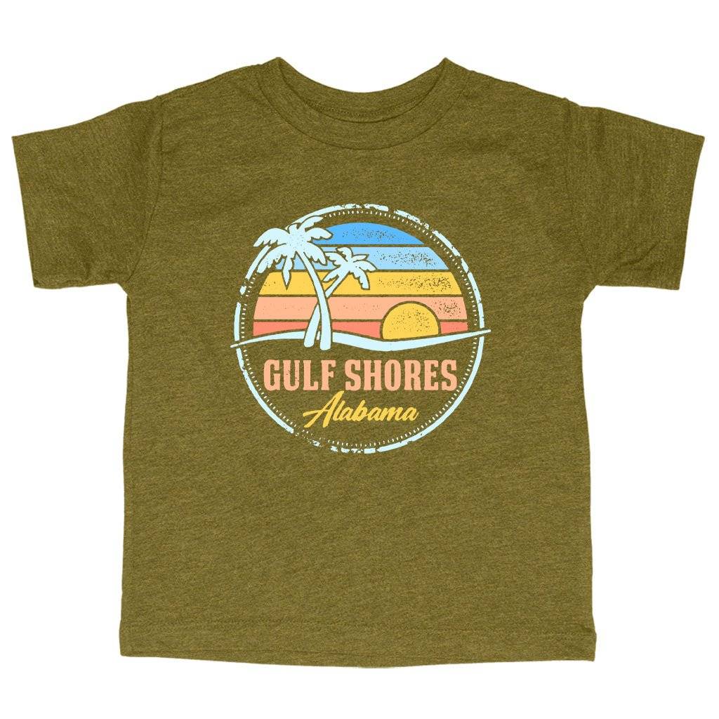 75903-bdcc9e.jpeg Triblend Toddler Gulf Shores T-Shirt - Alabama T-Shirt Kids & Baby Toddler Clothing Color : Ice Blue Triblend|Olive Triblend|Peach Triblend