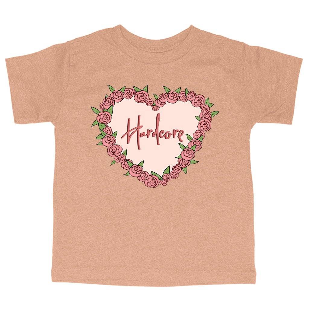 75905-967cf1.jpeg Triblend Toddler Hardcore T-Shirt - Heart T-Shirt Kids & Baby Toddler Clothing Color : Ice Blue Triblend|Olive Triblend|Peach Triblend