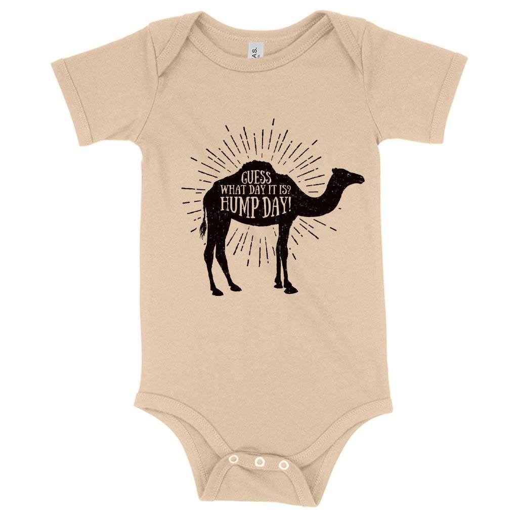 76254-674af5.jpeg Baby Jersey It's Hump Day Onesie - Camel Onesie Baby Clothing Kids & Baby Color : Pink|Yellow|Heather Dust