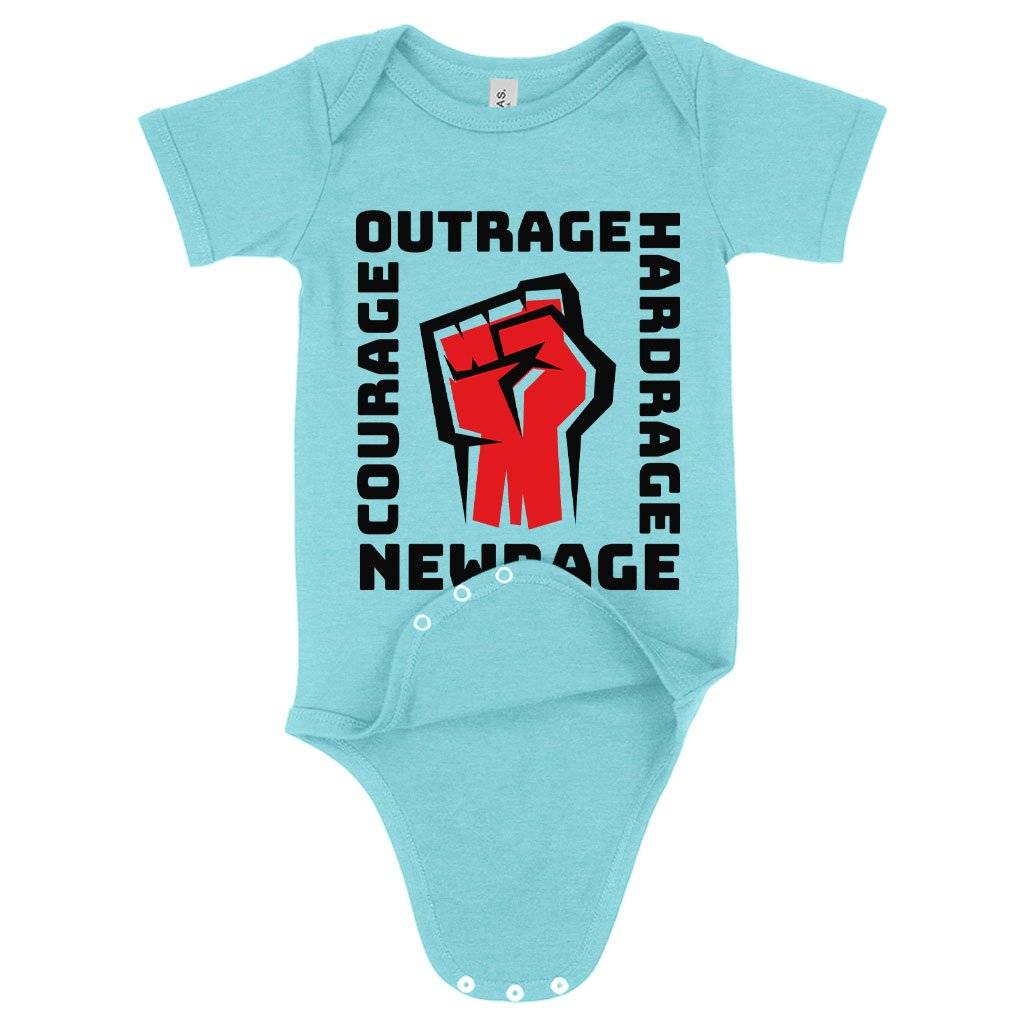 76268-99d51b.jpeg Baby Rage Hard Onesie - Frankie Goes to Hollywood Onesie Baby Clothing Kids & Baby Color : Gray Triblend|Peach Triblend|Ice Blue Triblend