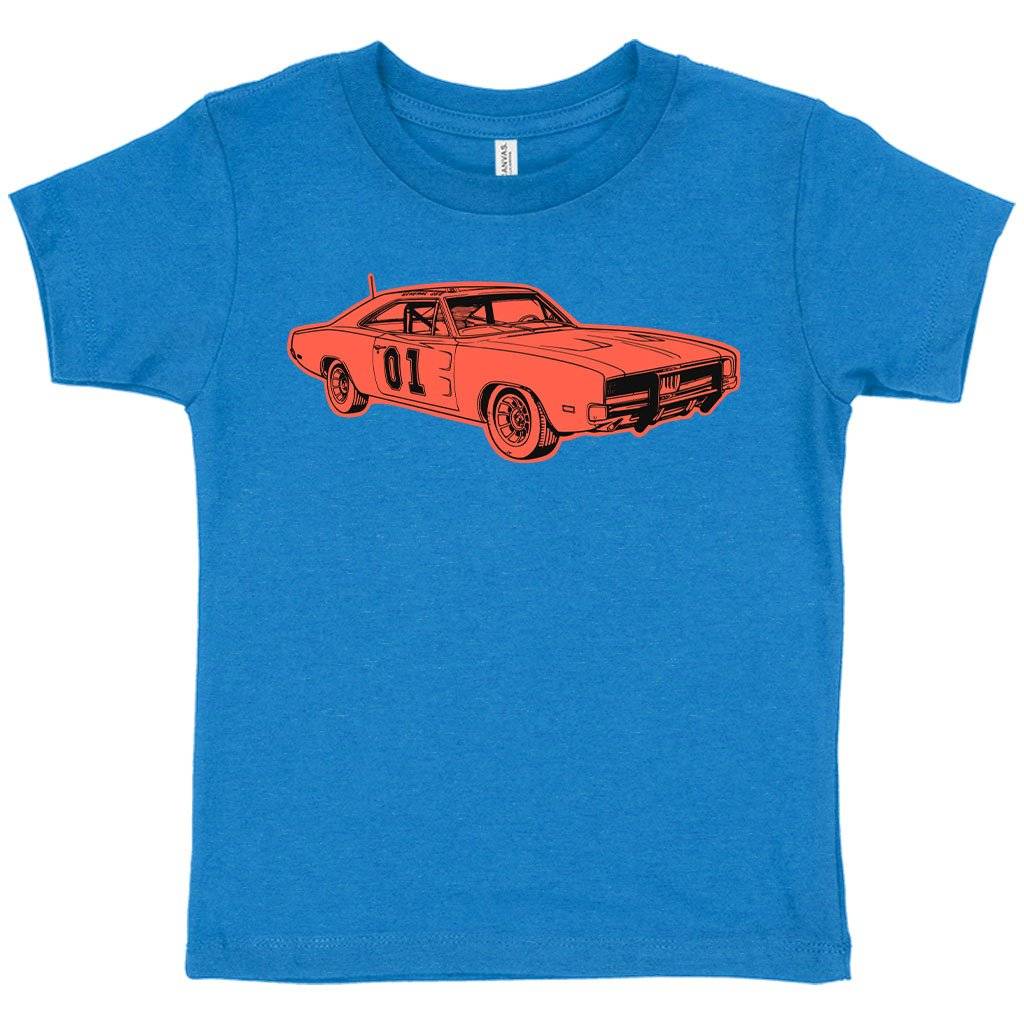 77420-40c86f.jpeg Toddler General Lee T-Shirt - Car T-Shirt Kids & Baby Toddler Clothing Color : Heather Columbia Blue|Athletic Heather|Heather Dust