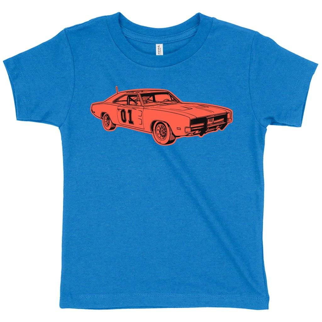 77420-78b5a7.jpeg Toddler General Lee T-Shirt - Car T-Shirt Kids & Baby Toddler Clothing Color : Heather Columbia Blue|Athletic Heather|Heather Dust