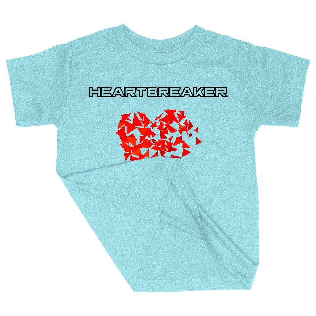 77423-ddfdec.jpeg Triblend Toddler Heartbreaker T-Shirt - Love Tee Shirt Kids & Baby Toddler Clothing Color : Ice Blue Triblend|Olive Triblend|Peach Triblend