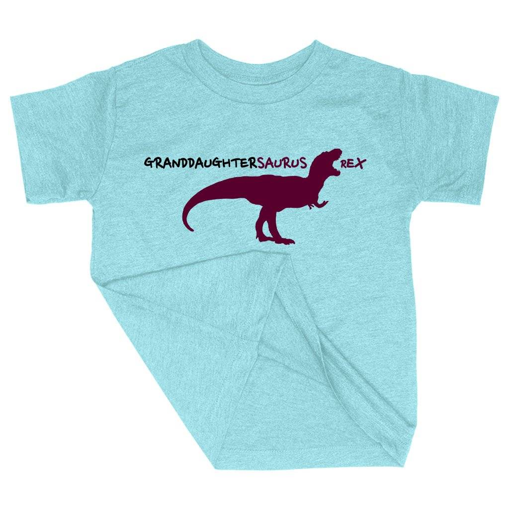 77428-656220.jpeg Triblend Toddler Granddaughtersaurus Rex T-Shirt - Granddaughter T-Shirts - Dinosaur T-Shirt Kids & Baby Toddler Clothing Color : Ice Blue Triblend|Peach Triblend|Olive Triblend