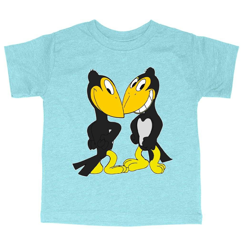 77433-3abdfe.jpeg Triblend Toddler Heckle and Jeckle T-Shirt - Cartoon T-Shirt Kids & Baby Toddler Clothing Color : Ice Blue Triblend|Olive Triblend|Peach Triblend