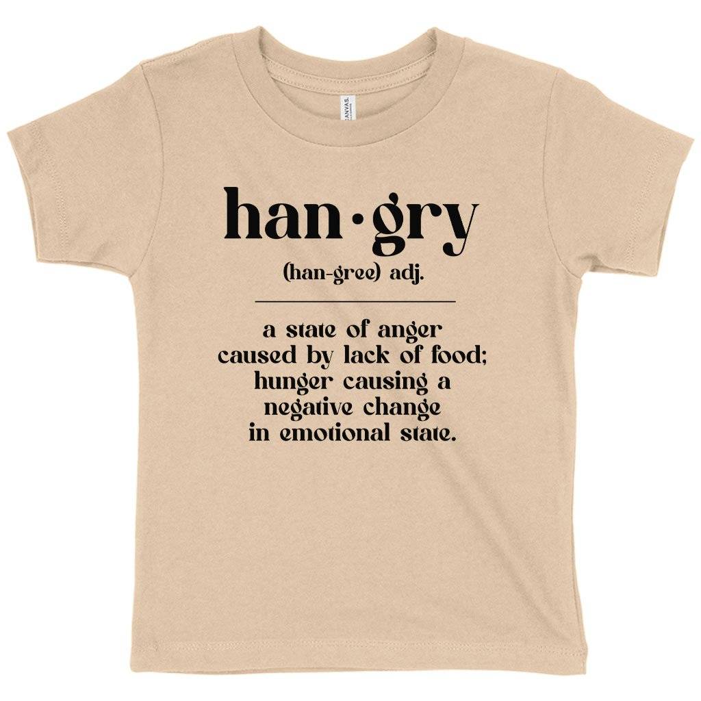 77440-943697.jpeg Toddler Hangry Definition T-Shirt Kids & Baby Toddler Clothing Color : Heather Dust|Heather Red|Kelly
