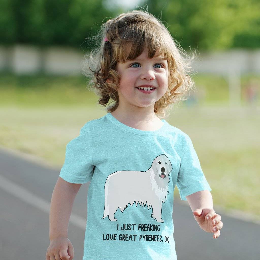 77442-d740ac.jpeg Triblend Toddler I Just Freaking Love Great Pyrenees T-Shirt - Dog Lover T-Shirt Kids & Baby Toddler Clothing Color : Ice Blue Triblend|Olive Triblend|Peach Triblend
