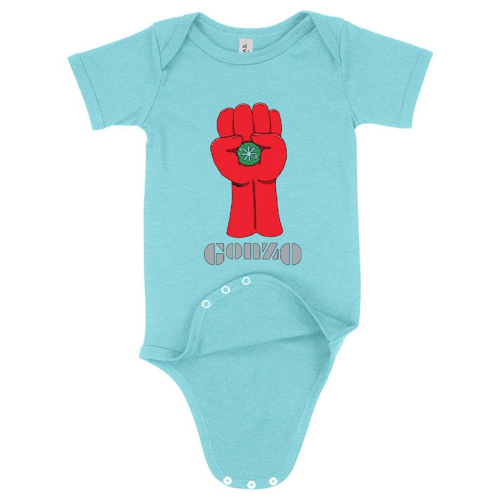 77632-50d7fb.jpeg Baby Gonzo Onesie - Gonzo Hunter S. Thompson Onesie Baby Clothing Kids & Baby Color : Mauve Triblend|Peach Triblend|Ice Blue Triblend