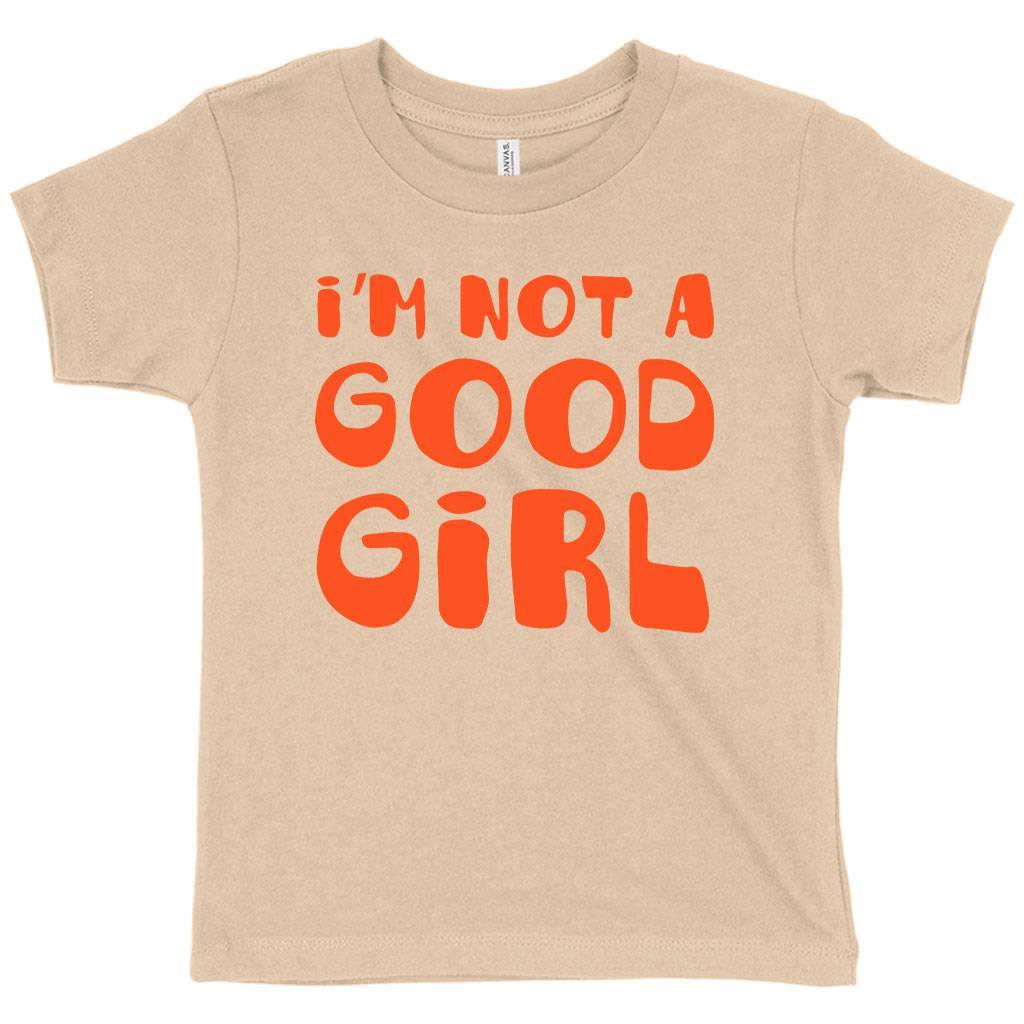 78011-c011f3.jpeg Toddler I’m Not a Good Girl T-Shirt - Graphic T-Shirt Kids & Baby Toddler Clothing Color : Athletic Heather|Heather Yellow Gold|Heather Dust