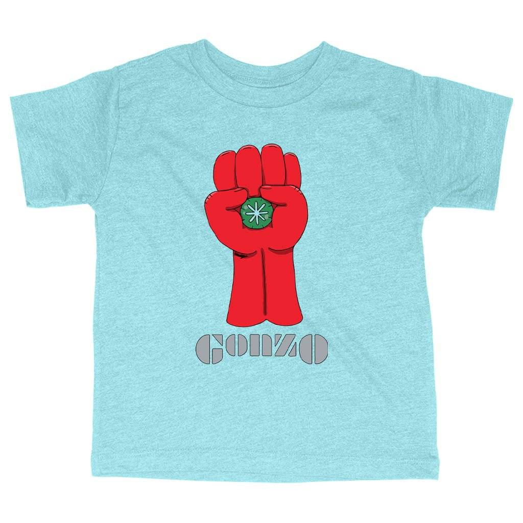78018-41d9b8.jpeg Triblend Toddler Gonzo T-Shirt - Gonzo Hunter S. Thompson T-Shirt Kids & Baby Toddler Clothing Color : Ice Blue Triblend|Olive Triblend|Peach Triblend