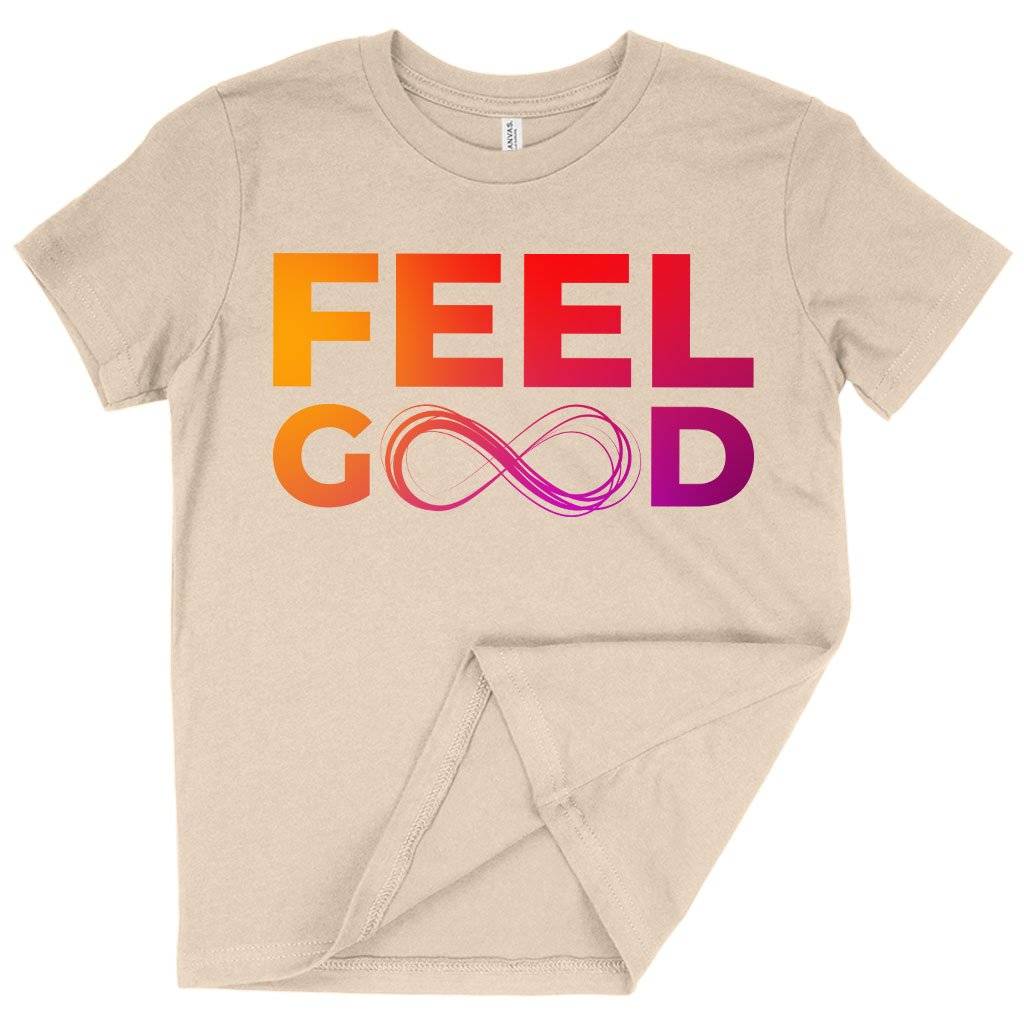 78090-14d467.jpeg Kids' Feel Good T-Shirt - Infinity T-Shirts Kids & Baby Kids' Clothing Color : White|Natural|Black