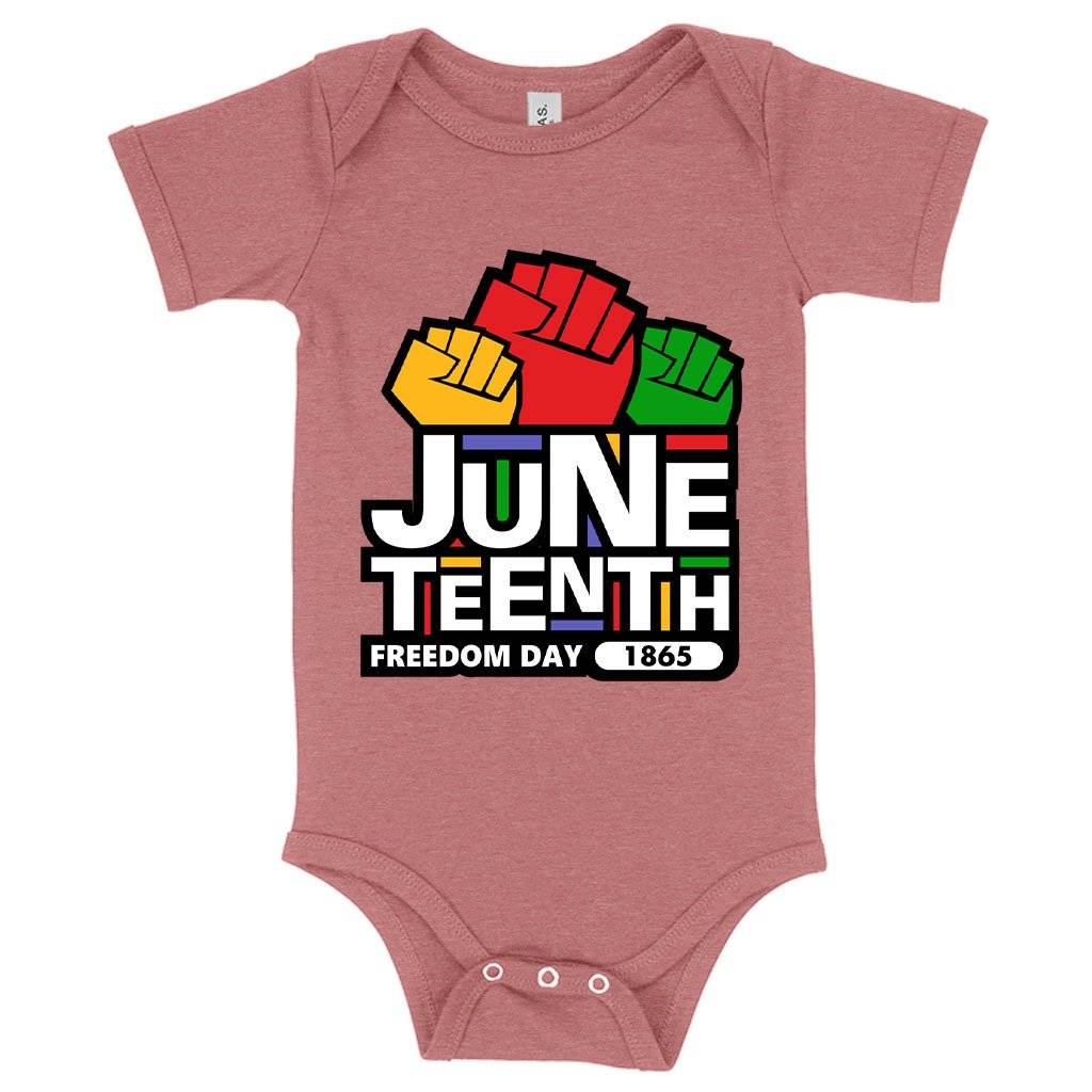 78504-1c674d.jpeg Baby Juneteenth 1865 Onesie Baby Clothing Kids & Baby Color : Mauve Triblend|Peach Triblend|Ice Blue Triblend
