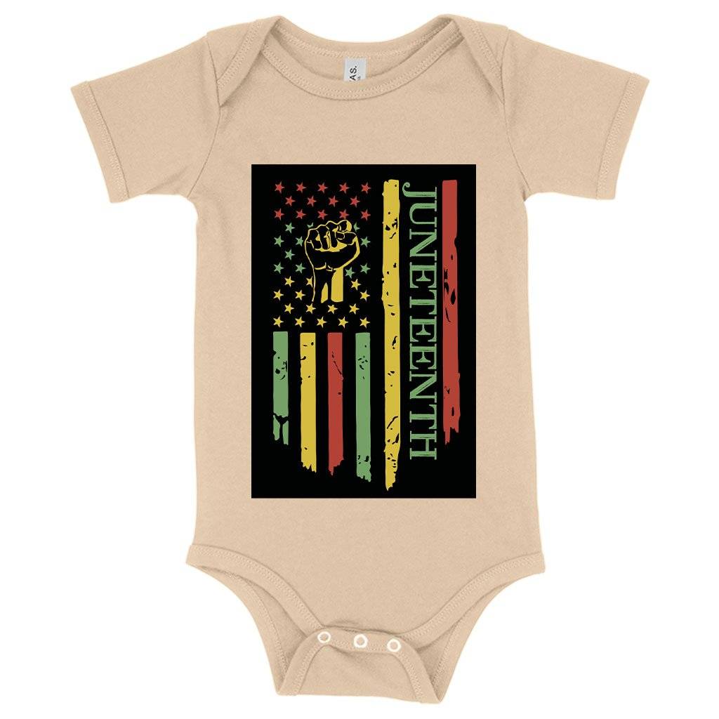 78514-9daf43.jpeg Baby Jersey Juneteenth Flag Onesie - USA Flag Onesies Baby Clothing Kids & Baby Color : Asphalt|Heather Dust|White