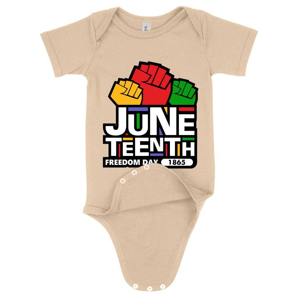 78520-c88478.jpeg Baby Jersey Juneteenth 1865 Onesie Baby Clothing Kids & Baby Color : Heather Dust|Pink|Heather Columbia Blue