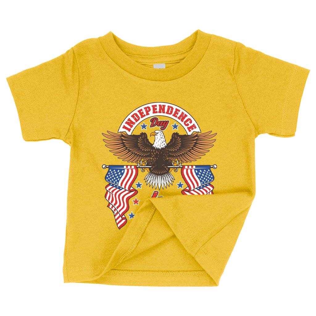 78521-2f3ea6.jpeg Baby Independence Day 4th of July T-Shirt - Independence Day T-Shirts - Patriotic USA T-Shirt Baby Clothing Kids & Baby Color : White|Yellow|Navy
