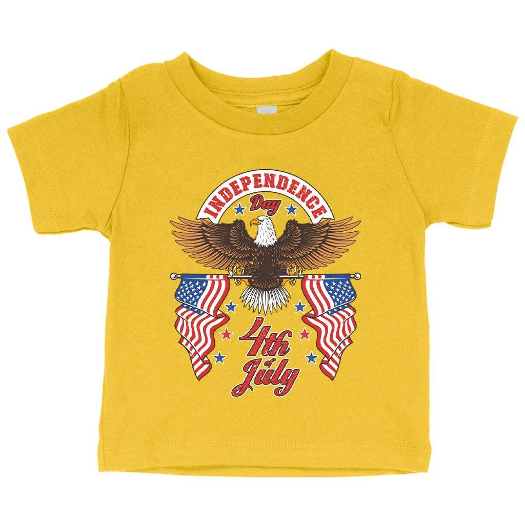 78521-5fd2ea.jpeg Baby Independence Day 4th of July T-Shirt - Independence Day T-Shirts - Patriotic USA T-Shirt Baby Clothing Kids & Baby Color : White|Yellow|Navy