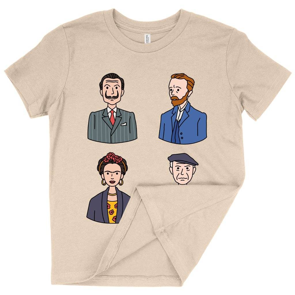 78790-7981e7.jpeg Kids' Famous Artists T-Shirt - Art Print T-Shirts Kids & Baby Kids' Clothing Color : White|Natural|Pink