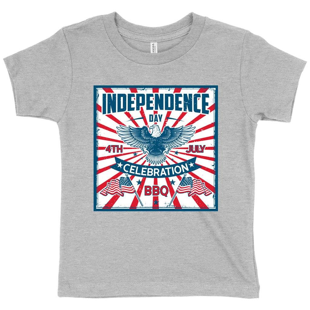78846-d0e2db.jpeg Toddler Independence Day Celebration T-Shirt - Vintage Independence Day T-Shirt - Patriotic T-Shirt Kids & Baby Toddler Clothing Color : Athletic Heather|Heather Columbia Blue|Heather Red