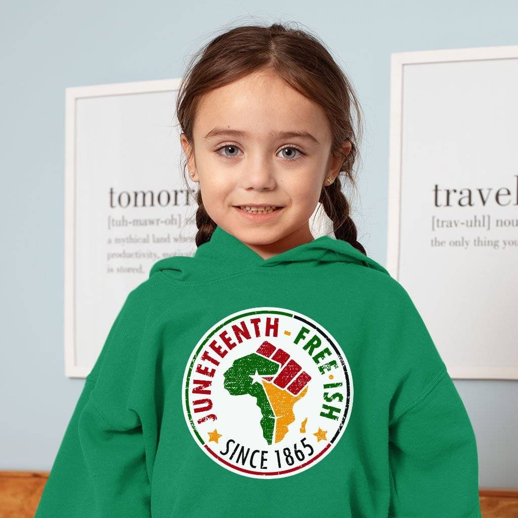 78874-b2a585.jpeg Toddler Free-ish Juneteenth Hoodie - Juneteenth Clothes Kids & Baby Toddler Clothing Color : Red|Pink|Kelly